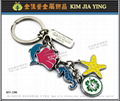 Customized Metal Hang Tag brand key ring