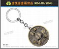 Customized Metal Hang Tag brand key ring