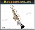 Fashion Rhinestone Tassel Bag Charm Metal Accessories