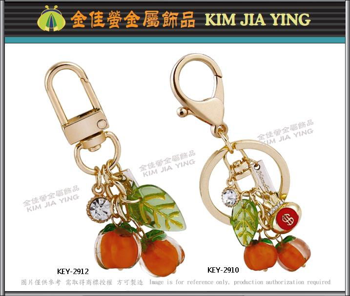 Bow Knot Pearl Shape Bag Key Ring Accessory 2