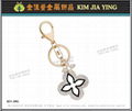 Custom Rhinestone Charm Metal Keyring