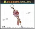 Custom Bag Charm Rhinestone Key Ring 3