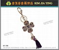 Custom Bag Charm Rhinestone Key Ring 4