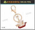 Professionally Made Rhinestone Charm Key Ring 5