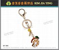 Professionally Made Rhinestone Charm Key Ring