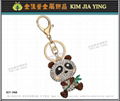 Professionally Made Rhinestone Charm Key Ring