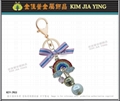 Custom Bag Charm Rhinestone Key Ring