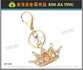 Custom Bag Charm Rhinestone Key Ring