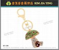 Custom Bag Charm Rhinestone Key Ring 2