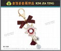 Custom Bag Charm Rhinestone Key Ring 18