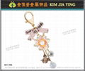 Custom Bag Charm Rhinestone Key Ring