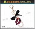 Custom Bag Charm Rhinestone Key Ring 10