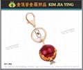 Custom Bag Charm Rhinestone Key Ring 8