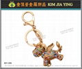 Custom Bag Charm Rhinestone Key Ring 13