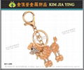 Custom Bag Charm Rhinestone Key Ring 8