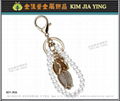 Custom Bag Charm Rhinestone Key Ring 2