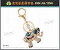 Custom Bag Charm Rhinestone Key Ring