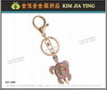 Custom Bag Charm Rhinestone Key Ring