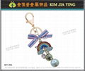 Custom Bag Charm Rhinestone Key Ring 10