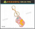 Custom Bag Charm Rhinestone Key Ring 16