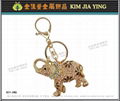 Custom Bag Charm Rhinestone Key Ring