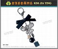 Customized Bag Metal Rhinestone key ring accessories