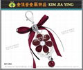 Customized Bag Metal Rhinestone key ring accessories 8