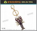 Customized Bag Metal Rhinestone key ring accessories 14