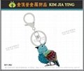 Customized Bag Metal Rhinestone key ring accessories 2
