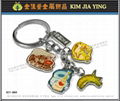 Custom key ring acrylic shape key ring