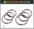 316L stainless steel spring buckle jewelry key ring accessories