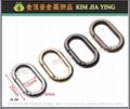 Leather bag metal spring ring buckle 2