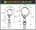 Custom Metal Keyring Accessories Rose Gold