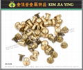 Brass  Screw For Leather, brass screw rivets 3