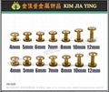 Metal copper buckle, metal accessories, screws