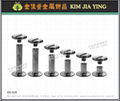 Metal copper buckle  Copper screws  Leather metal fittings