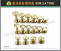 Metal copper buckle  Copper screws  Leather metal fittings 11