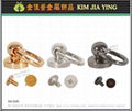 Metal copper buckle  Copper screws  Leather metal fittings