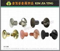 Metal copper buckle  Copper screws  Leather metal fittings