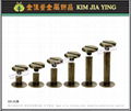 Metal copper buckle  Copper screws  Leather metal fittings