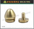 Metal copper buckle  Copper screws  Leather metal fittings