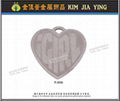 Love double-sided ring metal pendant 13