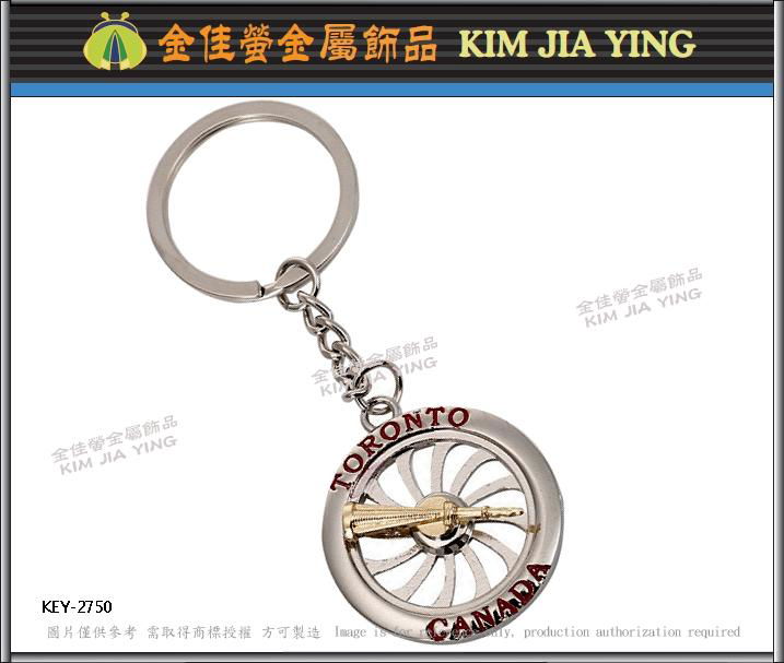 Custom Zinc alloy key ring Printed Key Ring，tourist key ring 2