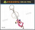 Custom Zinc alloy key ring Printed Key Ring，tourist key ring 8