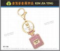 Custom Zinc alloy key ring Printed Key Ring，tourist key ring 13