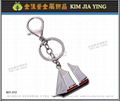 Custom Zinc alloy key ring Printed Key Ring，tourist key ring