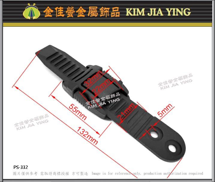 Baby stroller webbing adjustment buckle 5