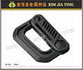 Plastic webbing adjustment ring/hard hat buckle/S hook/snap button