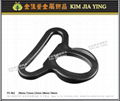 Plastic webbing adjustment ring/hard hat buckle/S hook/snap button