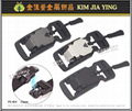 Plastic webbing adjustment ring/hard hat buckle/S hook/snap button